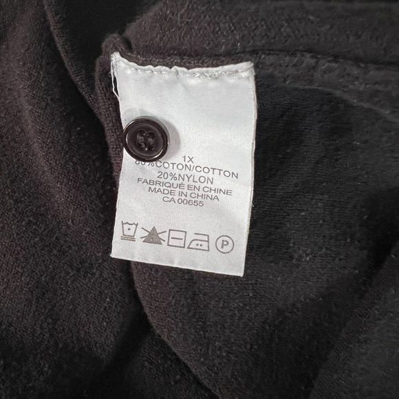 PENNINGTONS Black Button‎ Down Cardigan (1X) - Picture 7 of 8